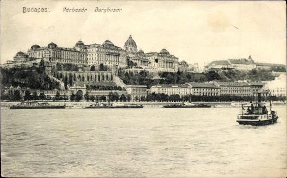 10 alte Ak Budapest in Ungarn, diverse Ansichten