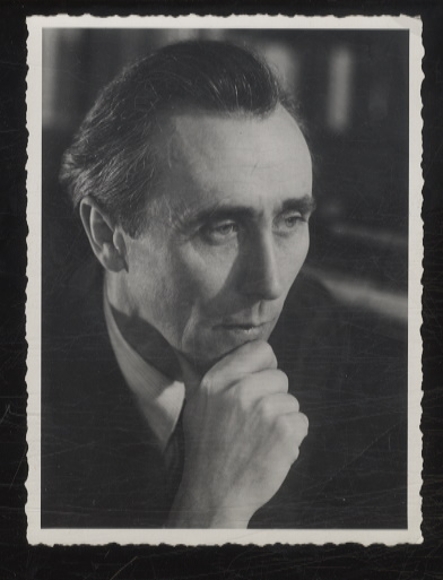 Photography Werner Egk, German composer