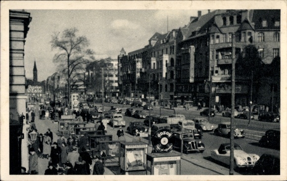 Ak Berlin Charlottenburg, Kurfürstendamm, Berlin im Wiederaufbau