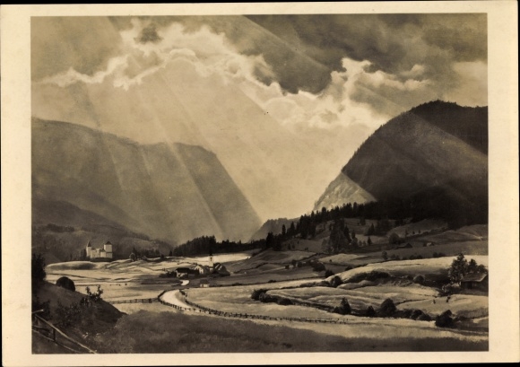 Artist PC Frank, Hans, rays of sunshine and clouds, HDK 401