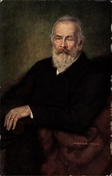 Artist PC Firle, Walther, Prince Regent Luitpold of Bavaria, seated portrait
