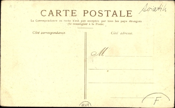 Postcard Biplan Farman, Motor Gnome, Flugpioniere, Pilot Paulhan, Van den Born, Dickson, Crochon