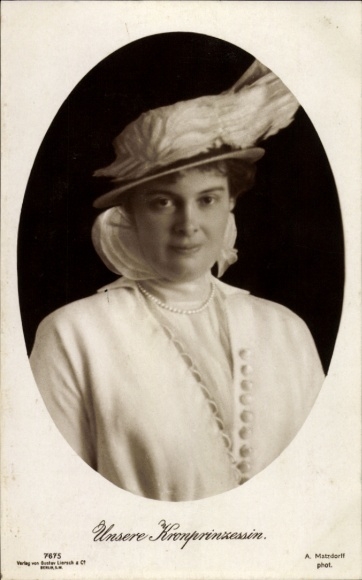 KP Portret księżnej koronnej Cecilie, portret, kapelusz
