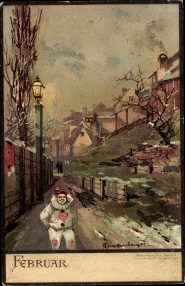 Artist PC Guggenberger, Thomas, month of February, winter, harlequin
