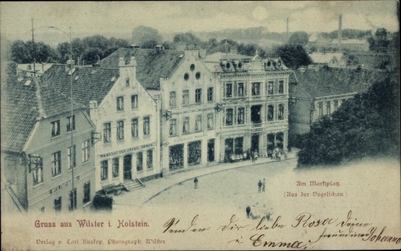 KP światło księżyca Wilster w Holsztynie, Marktplatz
