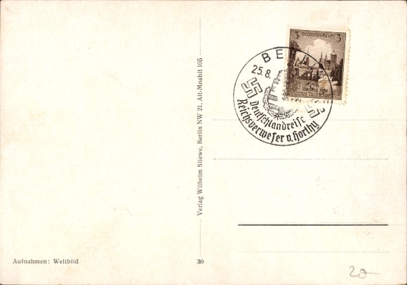 Postcard Regent Nicholas Horthy of Nagybanya, wife
