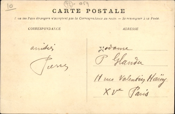 Postcard Sceaux Haut de Seine, Château de Sceaux