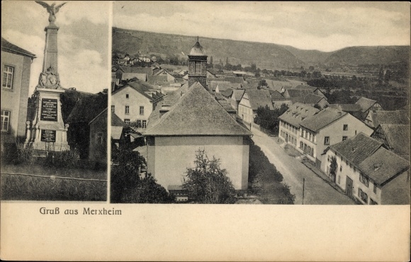 PC Merxheim an der Nahe, war memorial, panorama