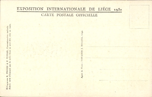 Postcard Liège Liège Wallonia, World Exhibition 1930, The Belgian Provinces