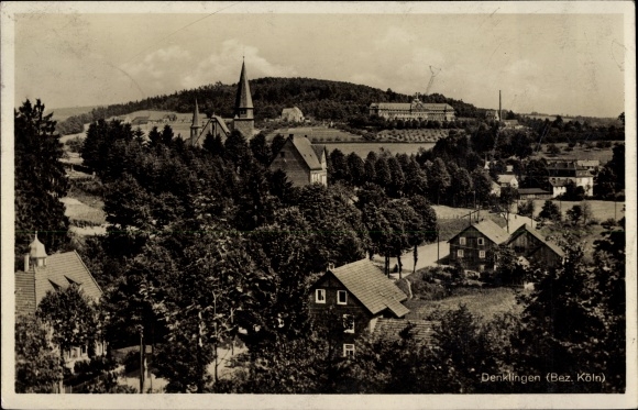 Postcard Denklingen Reichshof Oberbergischer Kreis, view of the town