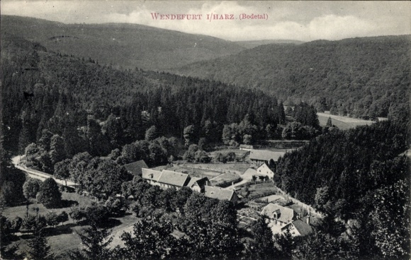 Ak Wendefurth Thale im Harz, Panorama