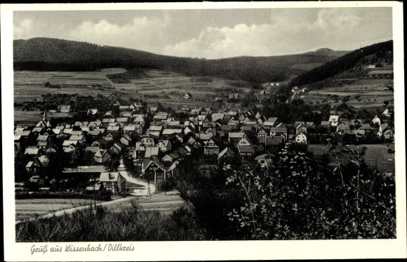 Postcard Wissenbach Eschenburg in Hesse, general view