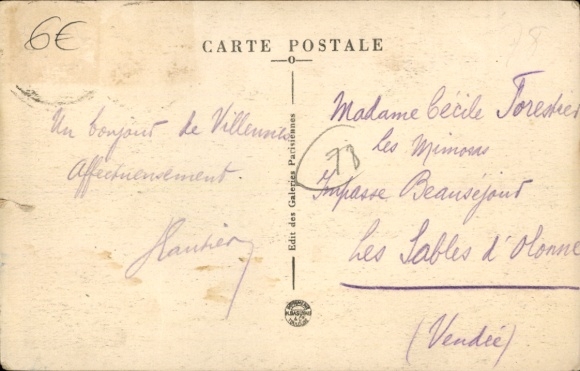 Postcard Villennes sur Seine Yvelines, Jolis coins de Villennes