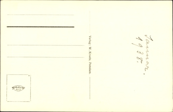 Postcard Wedding Princess Friederike Luise of Brunswick and Lüneburg with Paul of Greece