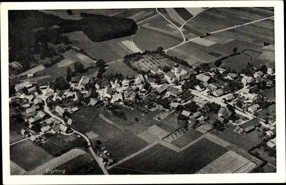 PC Erpfting Landsberg am Lech, city view, aerial photo