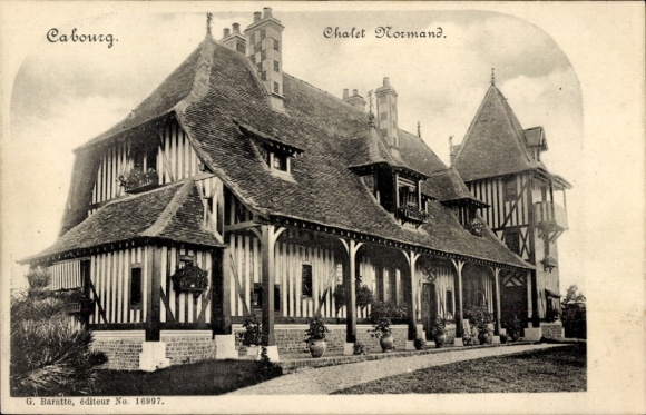 CPA Cabourg Calvados, Chalet Normand