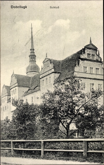 Postcard Dobrilugk Doberlug Kirchhain, Schloss