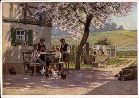 Artist Postcard Hey, Paul, Our Daily Bread, Grace, Family