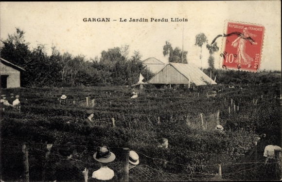 Ak Gargan Seine Saint Denis, Le Jardin Perdu Lilois