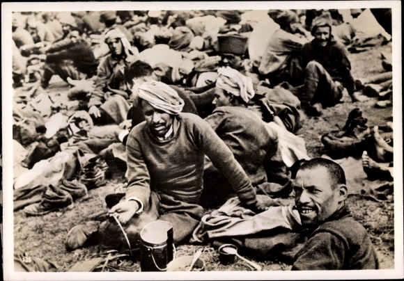 Photo German prisoner of war camp, May 1940