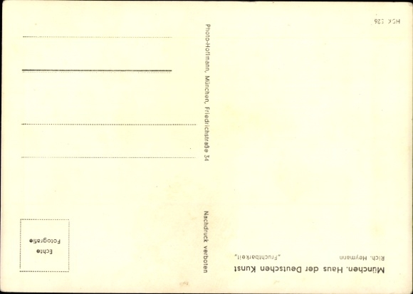 Artist Postcard Heymann, Rich., Fertility, Female Nude, HDK 526