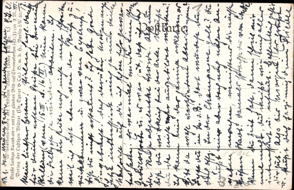 Artist PC Wennerberg, Bruno, message of victory, woman with letter