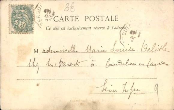 Postcard Brionne Eure, Place Lorraine, buildings, older