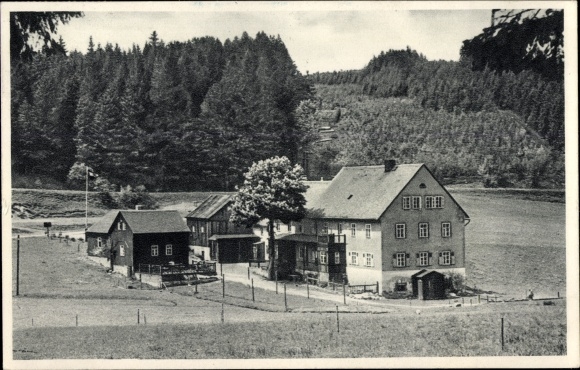 Ak Hermsdorf im Erzgebirge, Deutsche Jugendherberge Gimmlitztal
