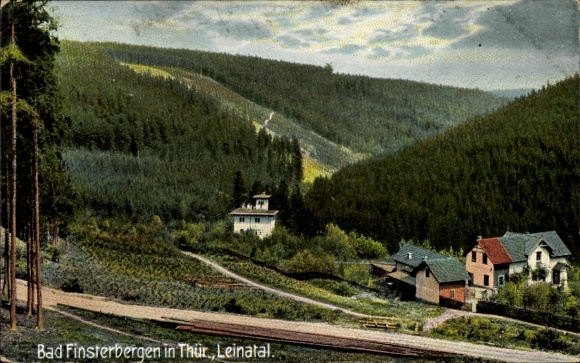 Postcard Finsterbergen Friedrichroda in the Thuringian Forest, Leinatal