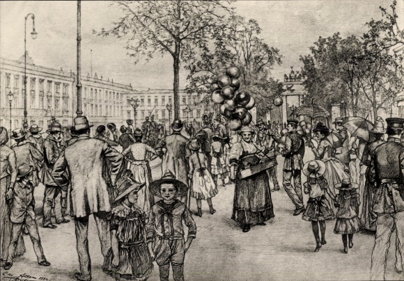 Artysta KP Allers, Berlin Mitte, Unter den Linden