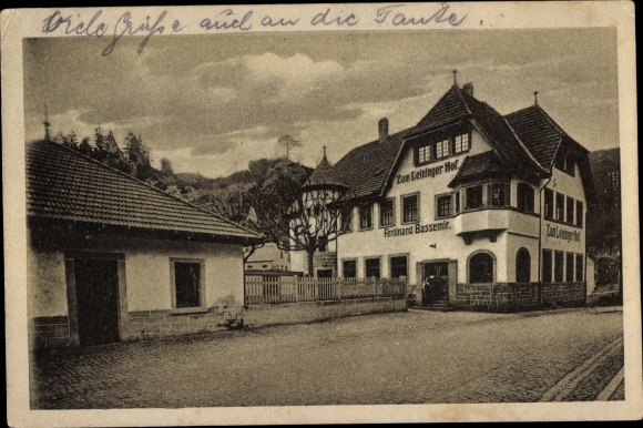 Ak Hardenburg Bad Dürkheim in der Pfalz, Gasthaus Zum Leitinger Hof
