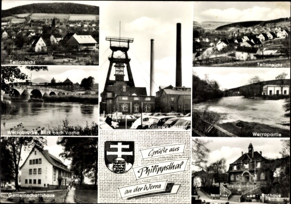 PC Philippsthal an der Weser, Hattrof potash plant, town hall