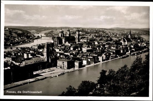 10 old PCs Passau in Bavaria, various views