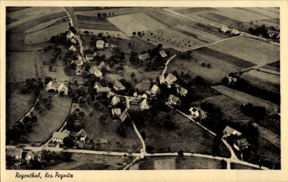 Ak Regenthal Pottenstein in Opper-Franken, luchtfoto