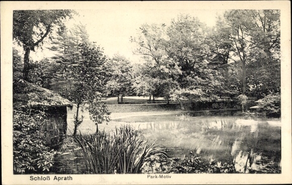 Postcard Aprath Wülfrath in the Bergisches Land, castle park