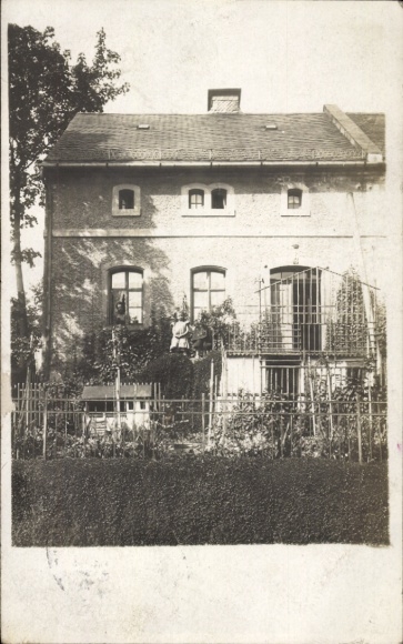 Foto Ak Burkhardtsdorf im Erzgebirge, Wohnhaus