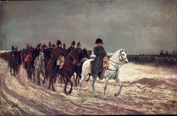 Artist PC Meissonier, Napoleon Bonaparte, Kaiser Napoleon I., Reiter
