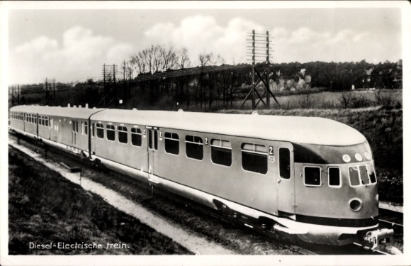 Ak Niederländische Eisenbahn, Diesellokomotive