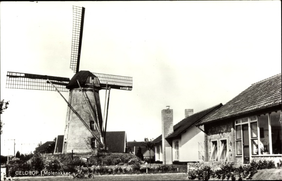 Ansichtkaart Geldrop Noord-Brabant Nederland, Molenakker