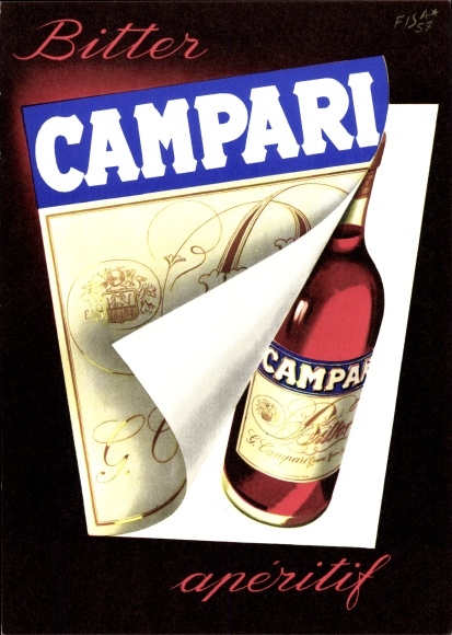 Artist PC Campari, bitter aperitif, advertising