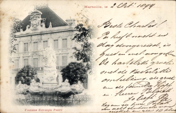 CPA Marseille Bouches-du-Rhône, Fontaine Estrangin