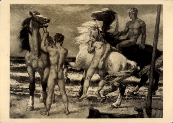 Artist PC Pieper, Jos., Reiter am Meer, HDK 475
