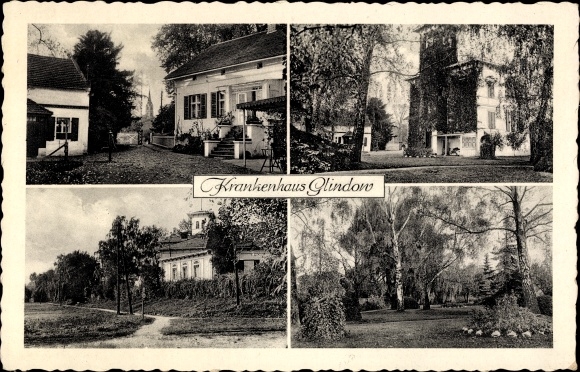 Ak Glindow Werder op de Havel, ziekenhuis