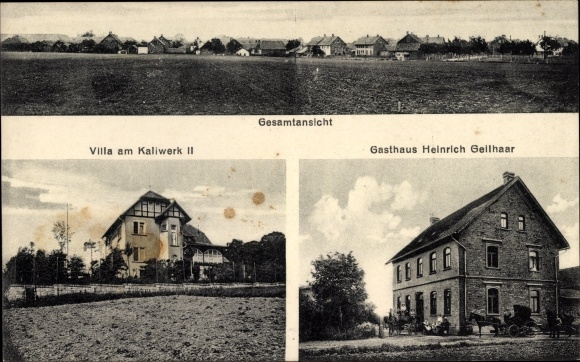 PC Remlingen in Lower Saxony, general view, villa at Kaliwerk II, inn Heinrich Gellhaar