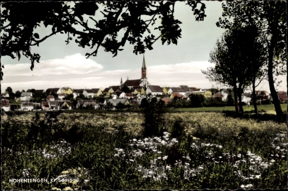 Postcard Hohentengen am Hochrhein, general view
