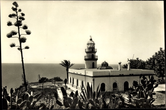 Postcard Calella Catalonia, The Lighthouse, Le Phare
