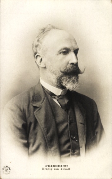Ak Herzog Friedrich I. von Anhalt, Portrait