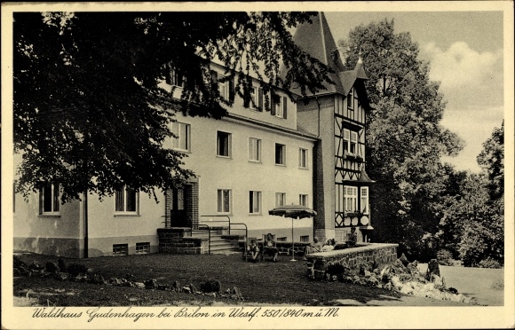 KP Gudenhagen Petersborn Brilon w Sauerland, dom leśny