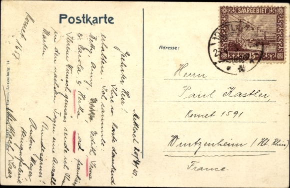 PC Mettlach in Saarland, street section in town