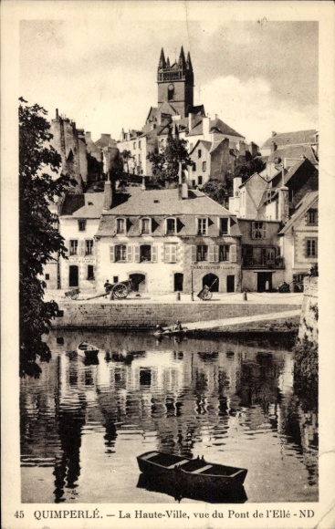 Postcard Quimperlé Finistère, Haute-Ville